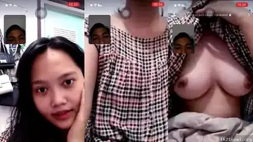 Aninda Firda VCS Sama Pacar, Memek Basah Squirt Live